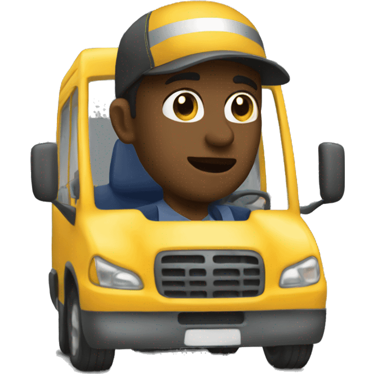 Driver in transit emoji