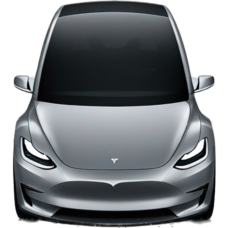 Grey Tesla model Y emoji