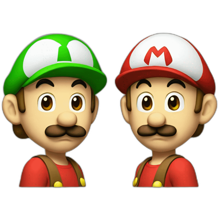 mario and luigi emoji