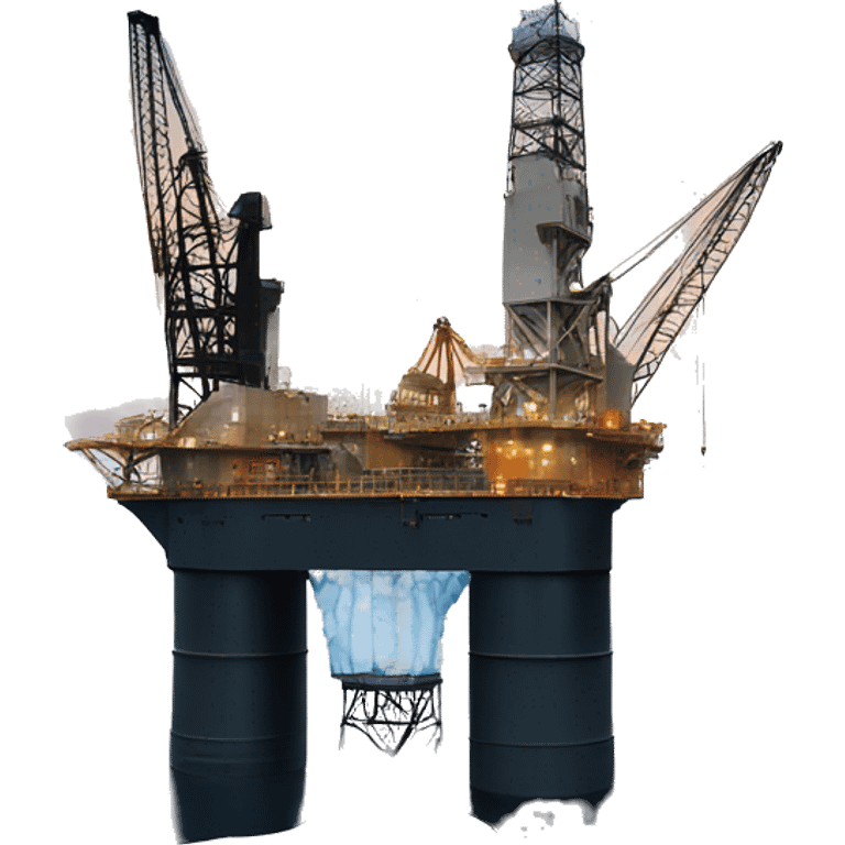 oil rig in antarctica emoji