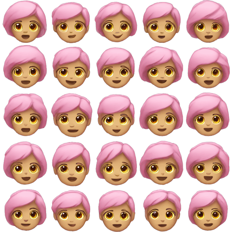 light pink emojis emoji