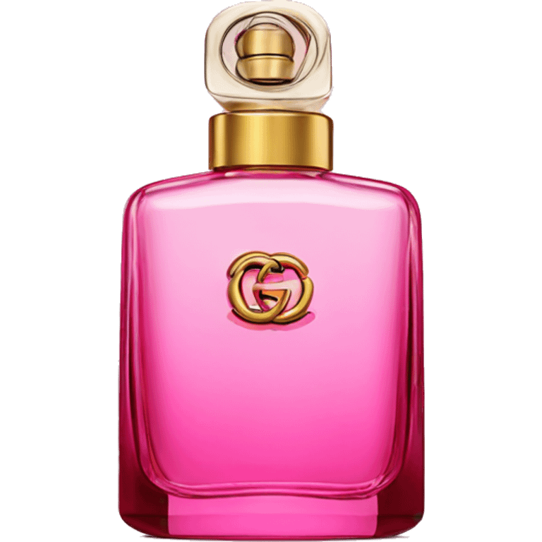 Pink Gucci perfume bottle emoji