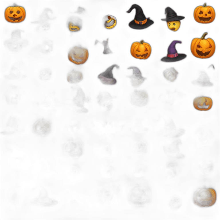 halloween crazy emoji