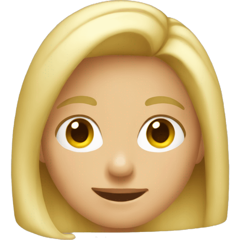 Blonde girl surfing emoji emoji