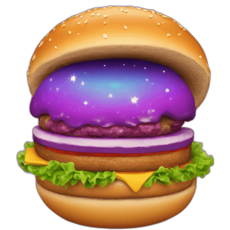 Cosmic burger  emoji