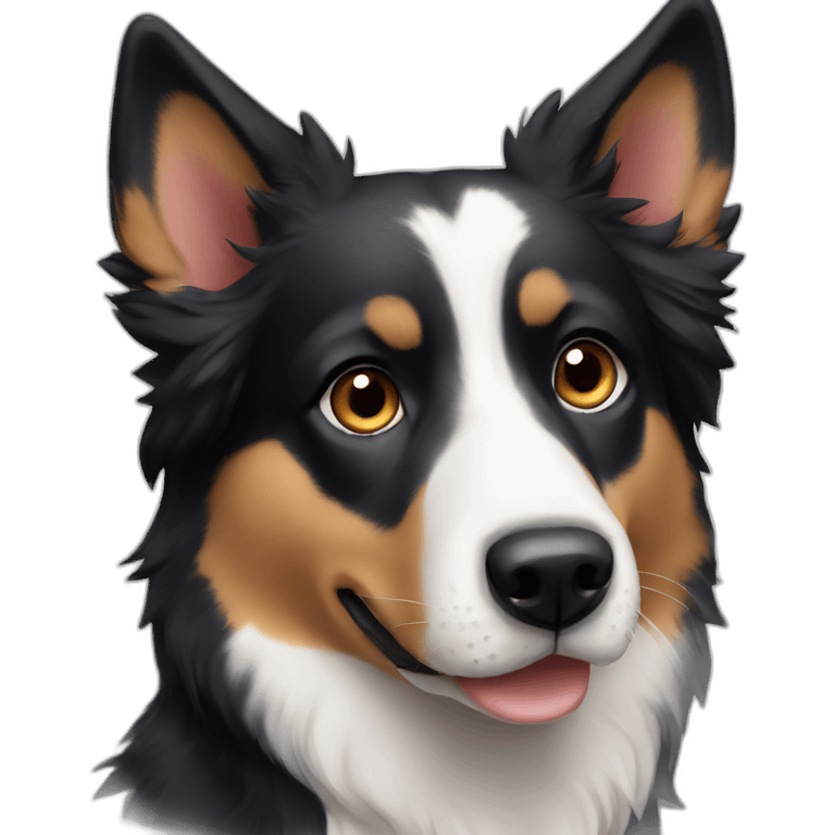 spotted australian Shepard husky emoji