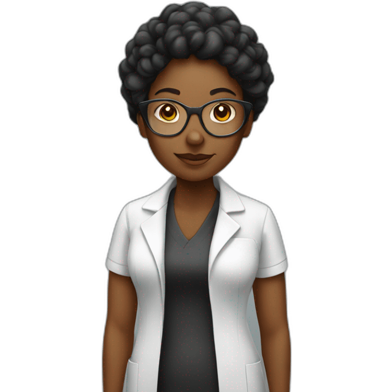 scientist black woman emoji