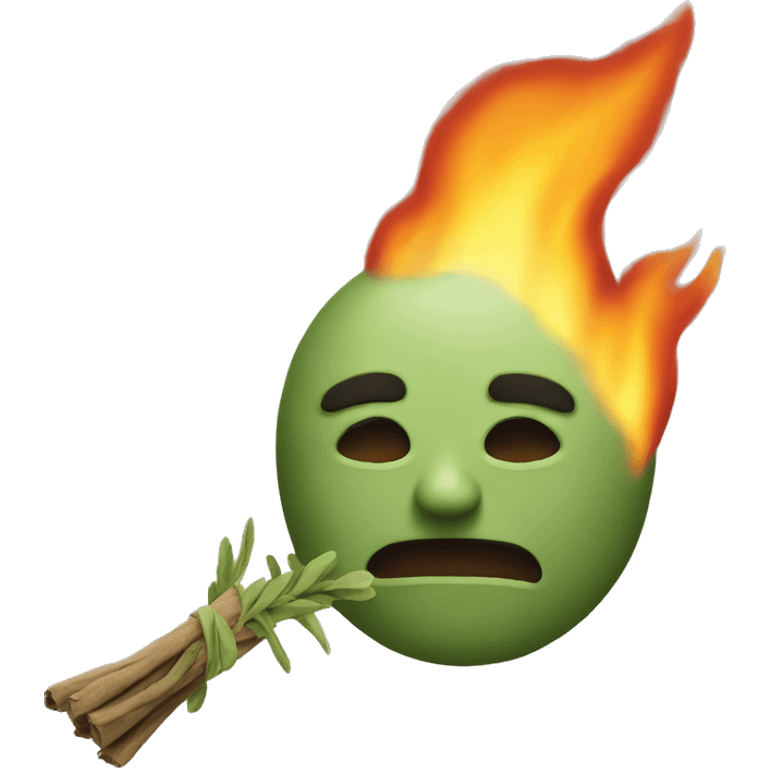 burning sage emoji