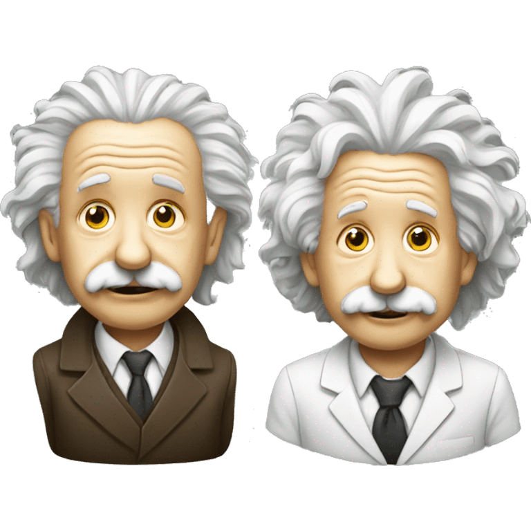 Einstein and phone emoji