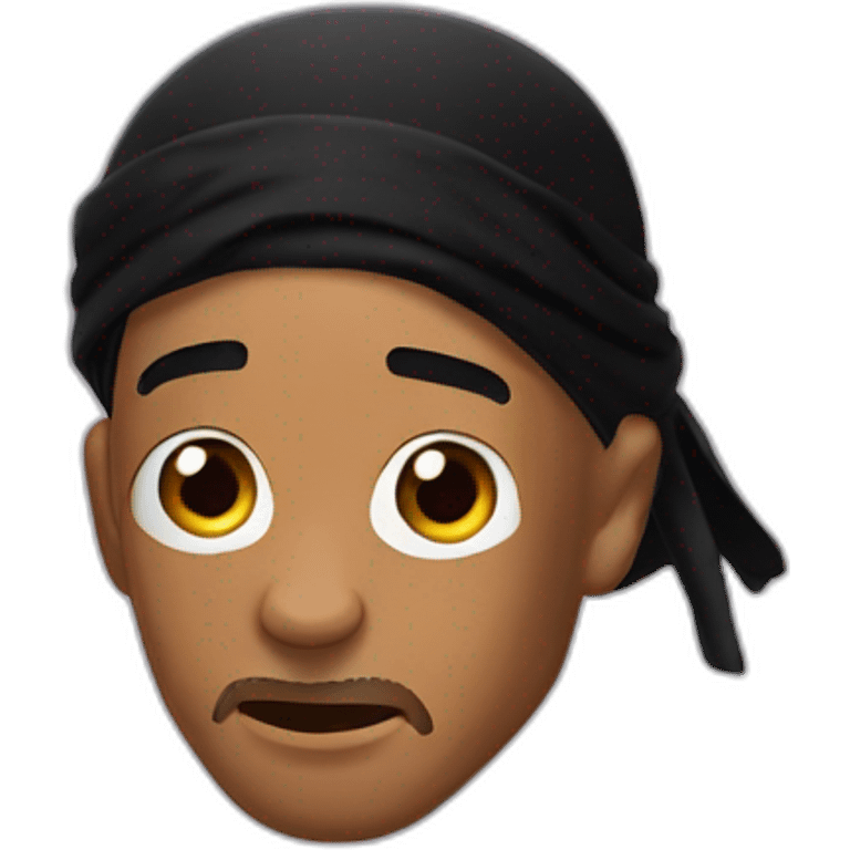 Will smith with black durag shocked emoji