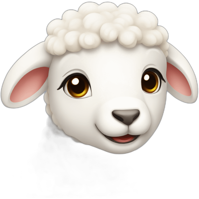 cute lamb emoji