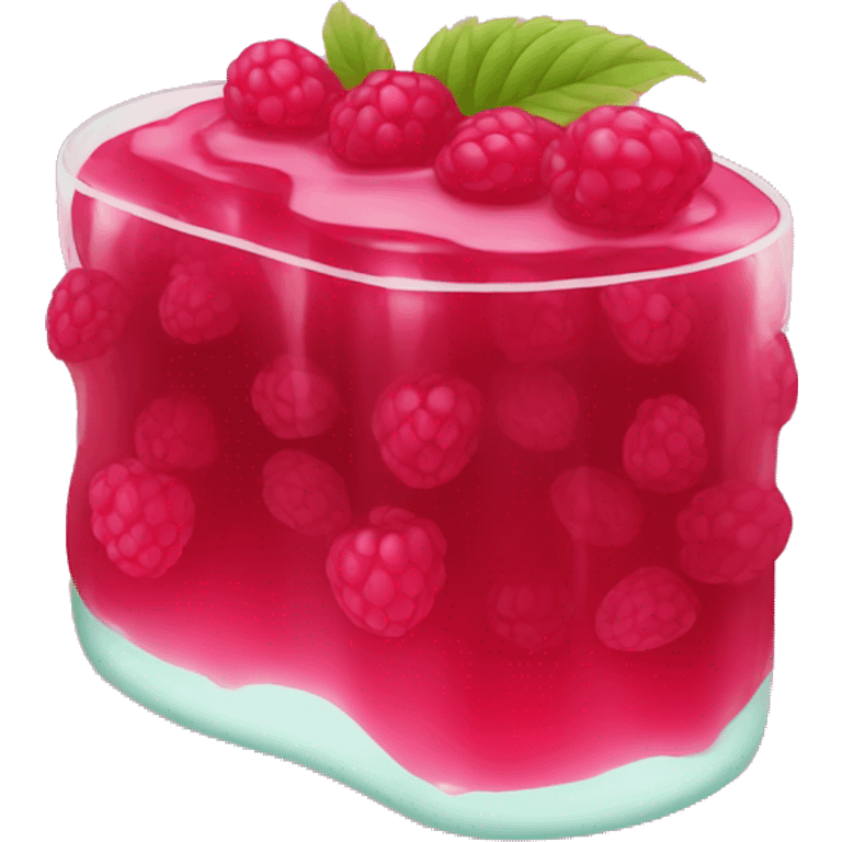 raspberry jelly emoji