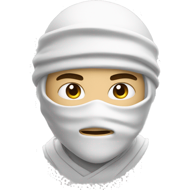 white ninja emoji