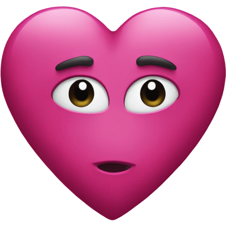 dark pink heart emoji