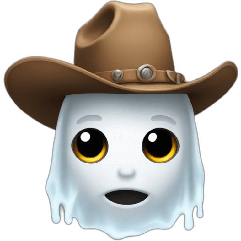 baby ghost cowboy emoji