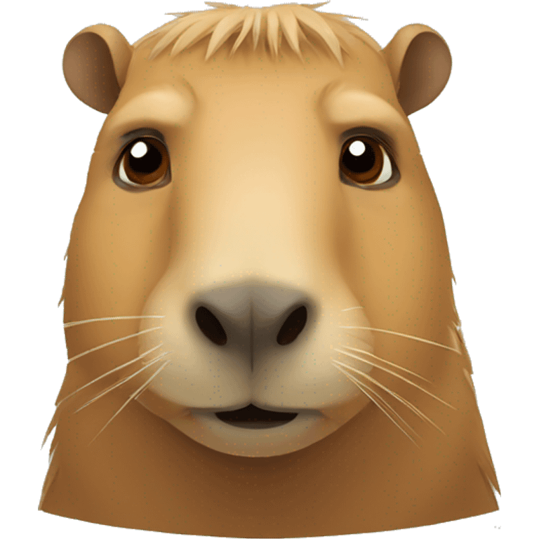 sad capybara head emoji