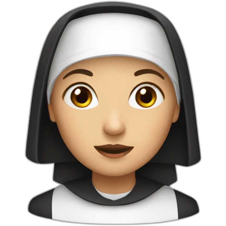 A nun emoji