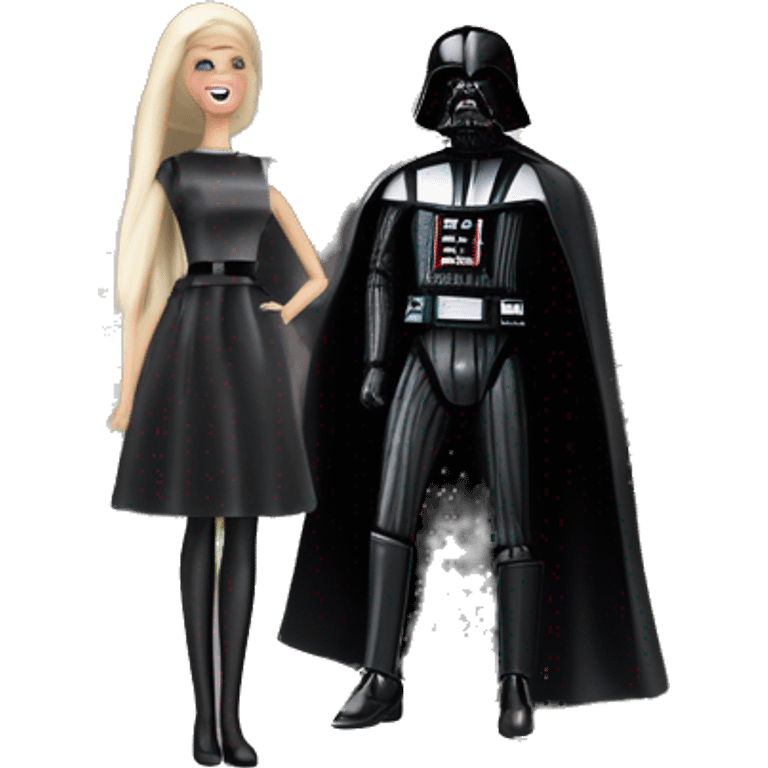 Darth Vader and Barbie’s very dusty old disturbing disgusting ghostly haunted horror dream house mansion  emoji