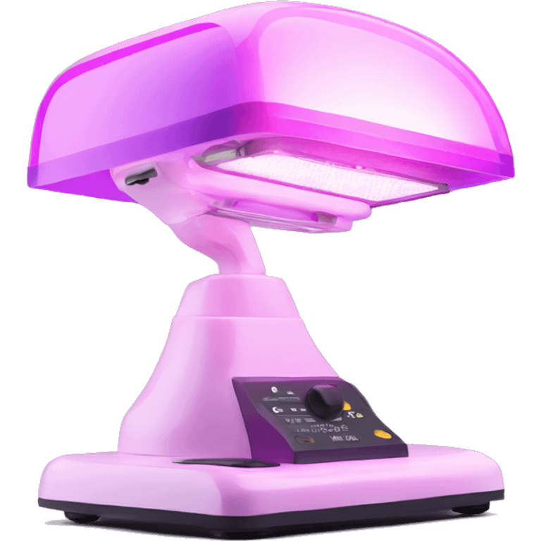 Realistic uv nail lamp emoji