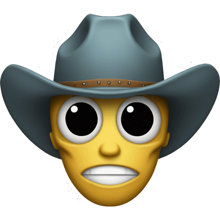 alien with cowboy hat emoji