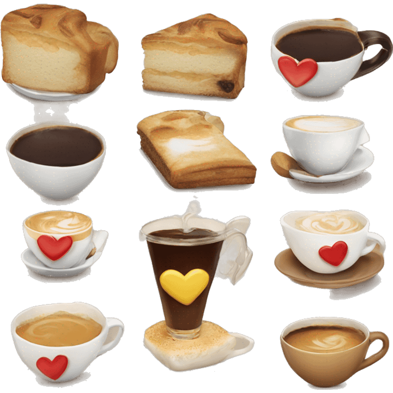 Corazón café claro emoji