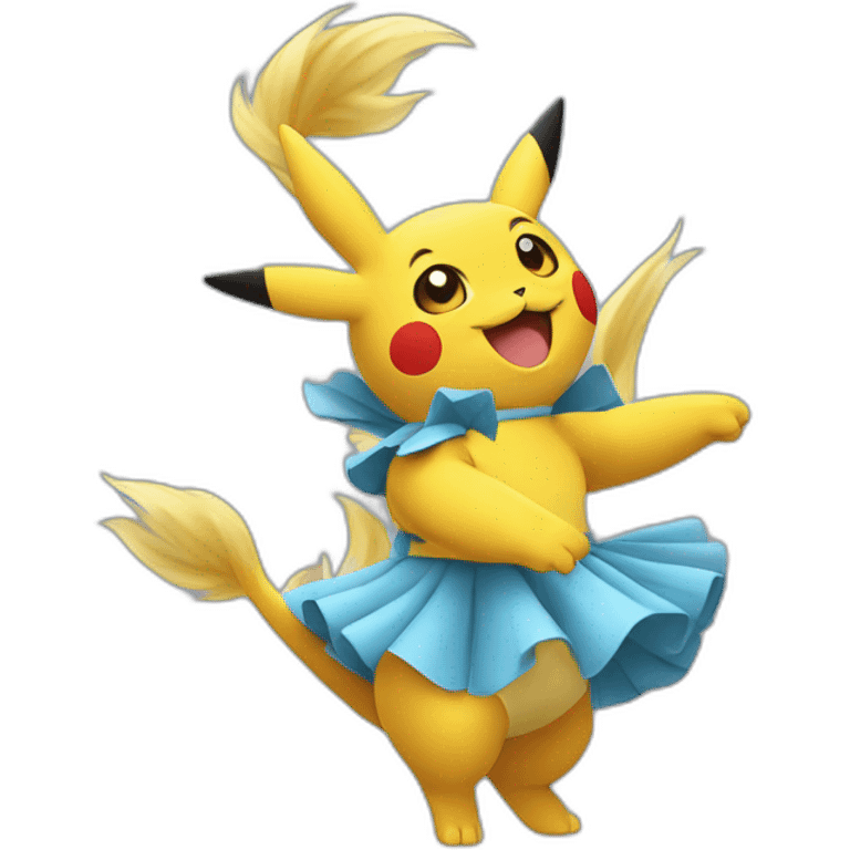 Un Pokémon qui est en train de danser emoji