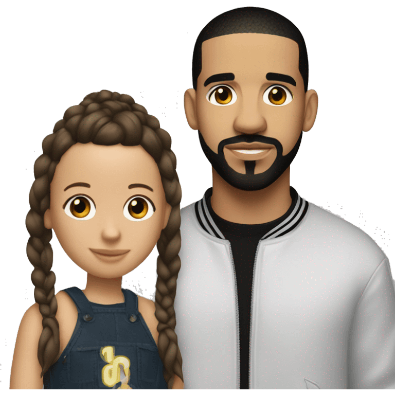 Drake and Millie Bobby Brown emoji