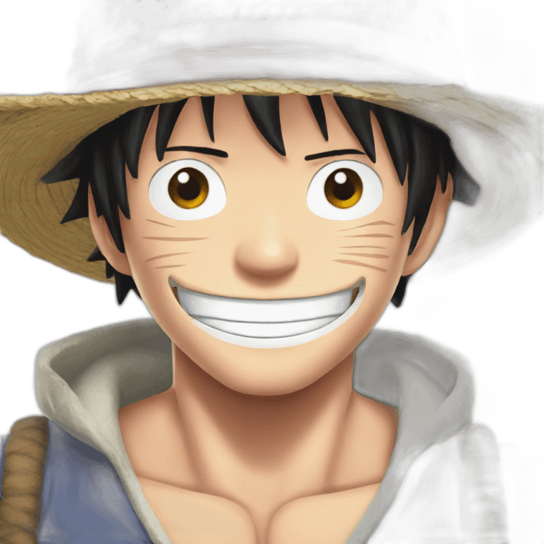 Luffy of one piece emoji