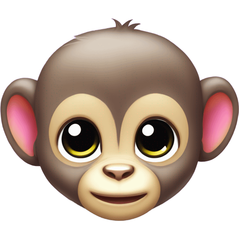 Lisa frank baby monkey emoji