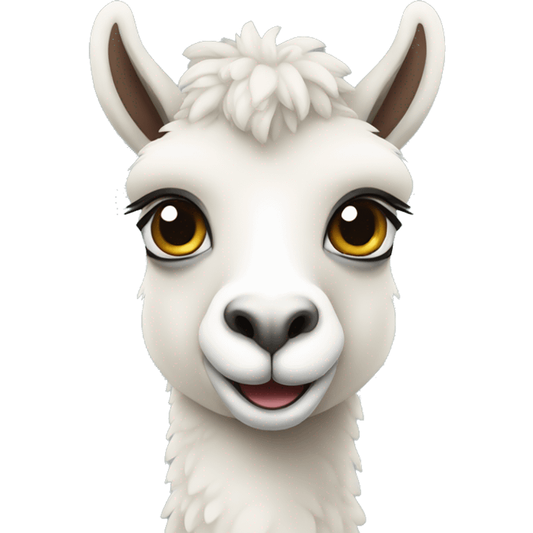 cute lama emoji