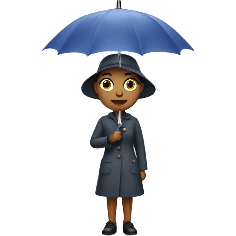 Nanny with umbrella  emoji