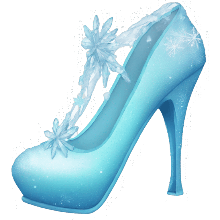 frozen elsa shoe emoji