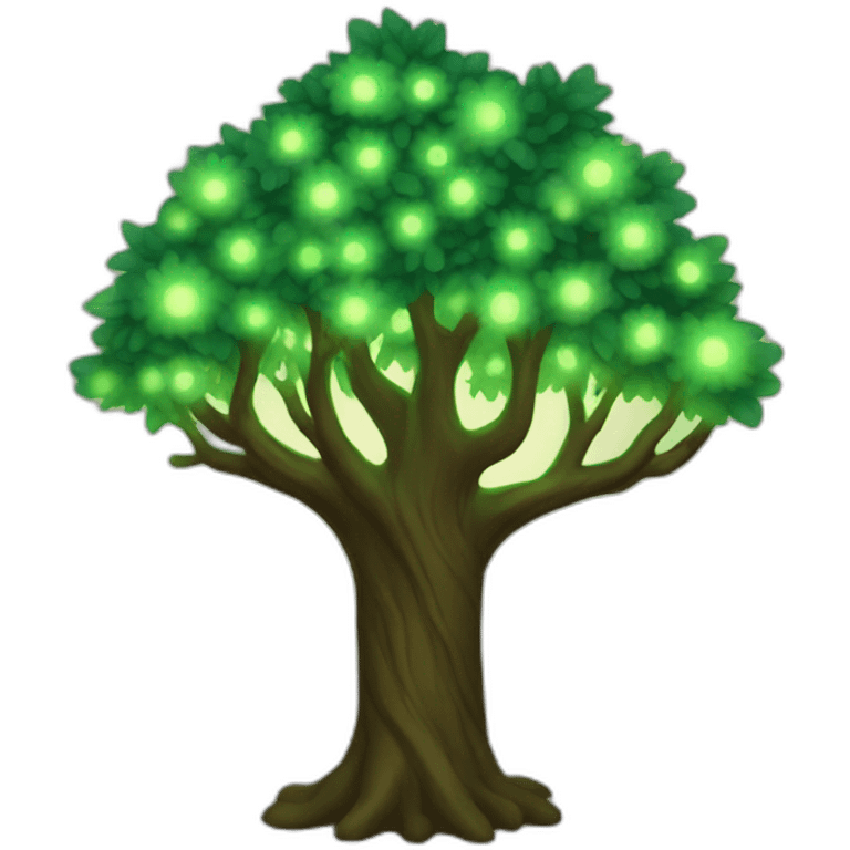 glow tree emoji