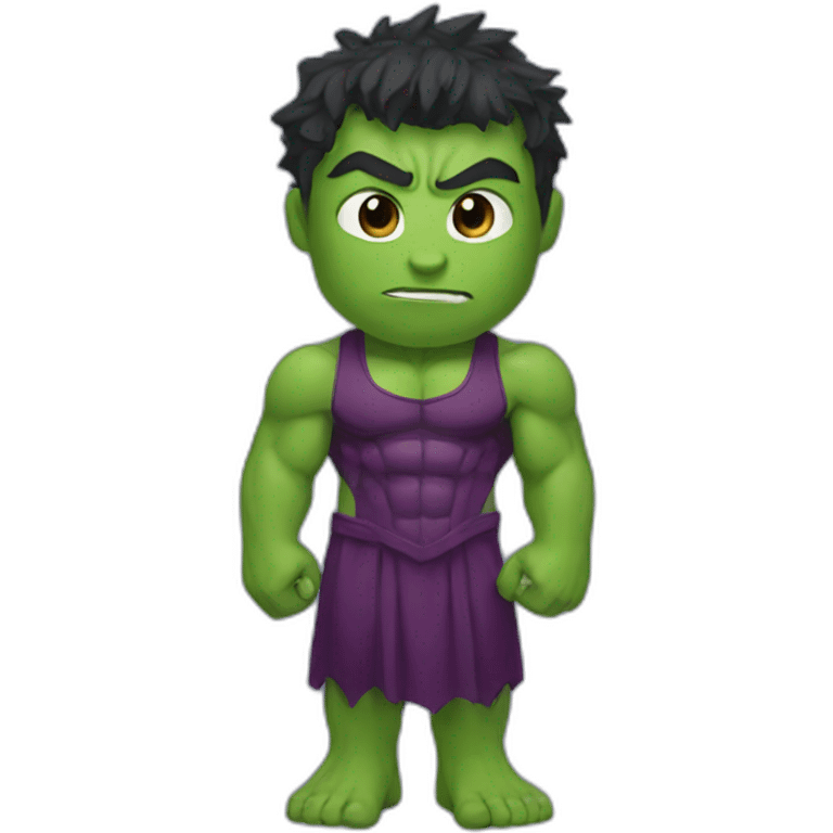 hulk in spiderman dress emoji