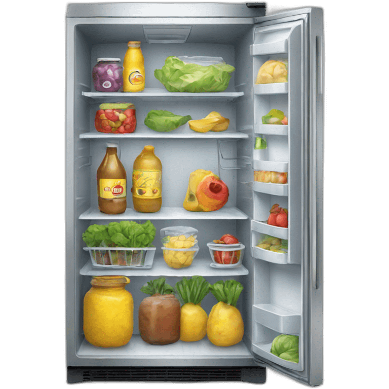 Un frigo emoji