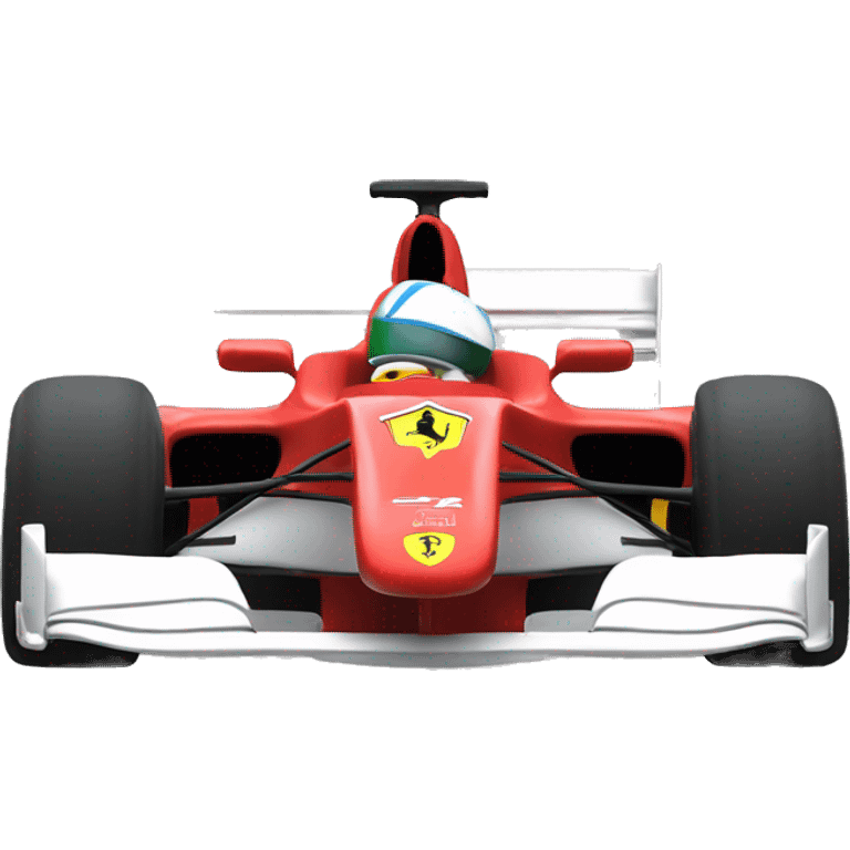 Ferrari F1 car  emoji