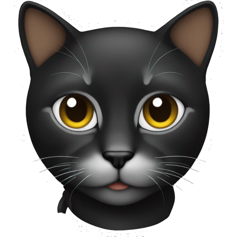 Gato preto emoji