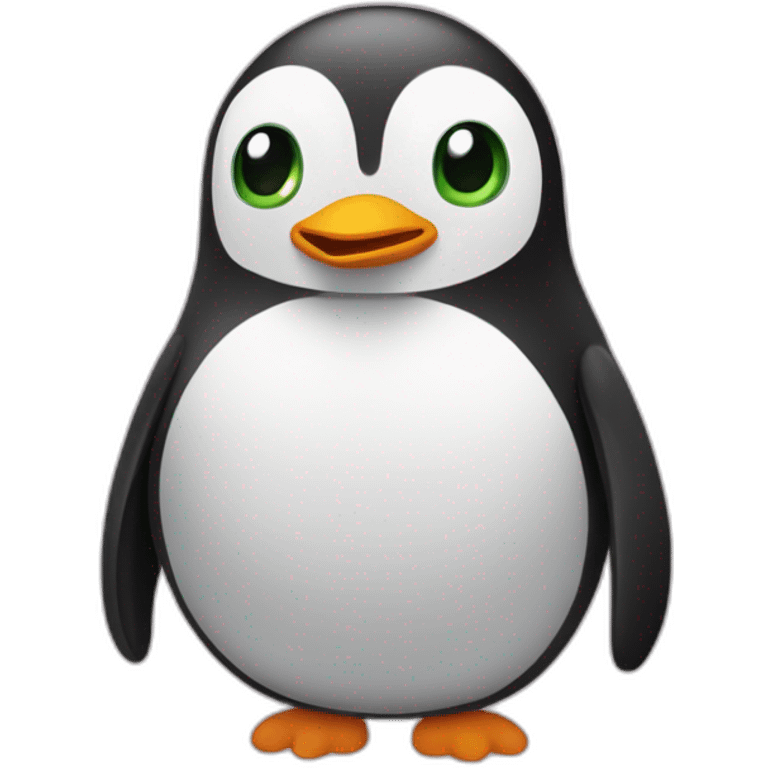 Quiero un pingüino disfrazado de sapo  emoji