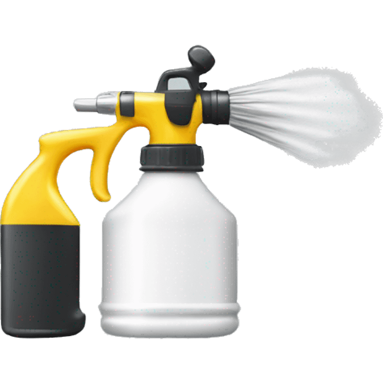 Paint sprayer emoji