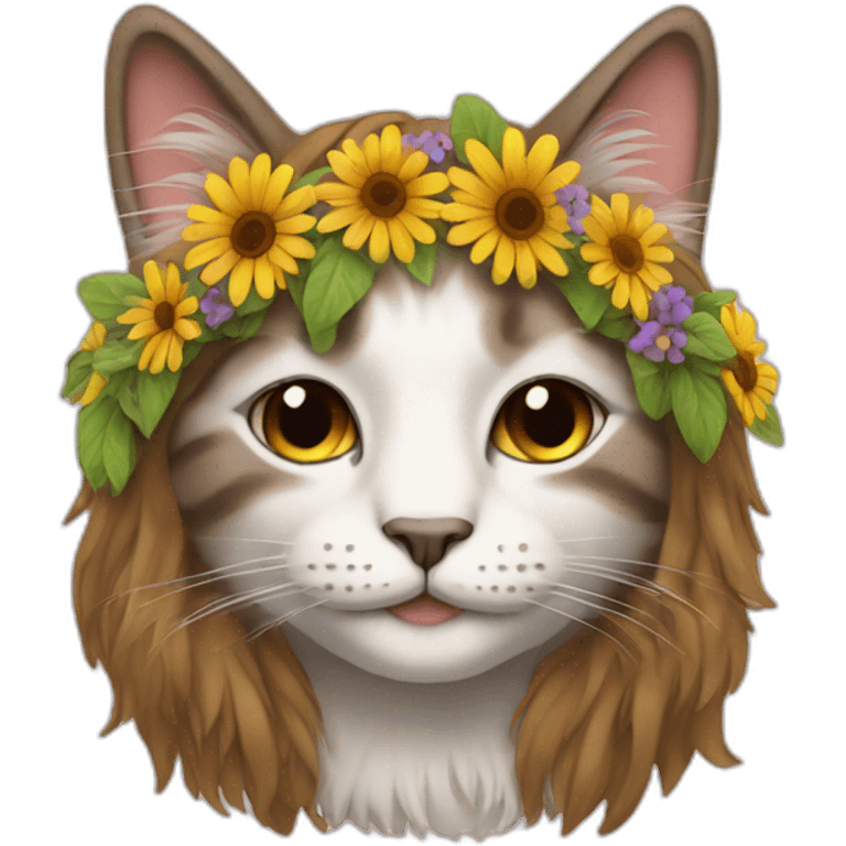 hippie cat emoji