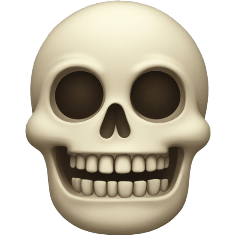 Fat fat fat skeleton  emoji