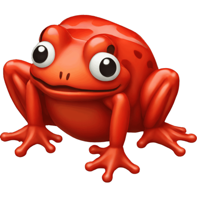 red frog candy emoji