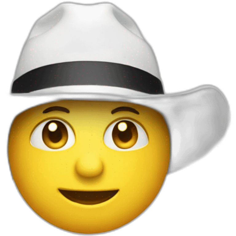 White hat emoji