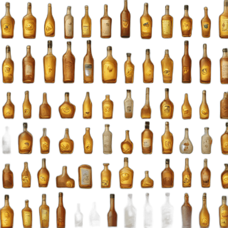 Liquor bottles emoji