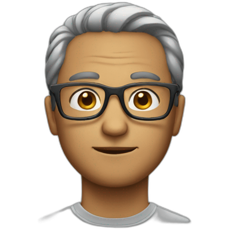 Man with glasses emoji