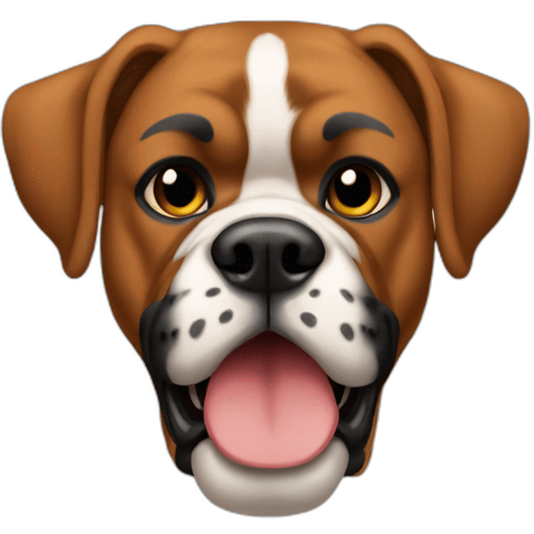 Boxer chien emoji