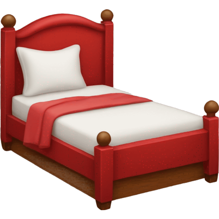 red bed emoji