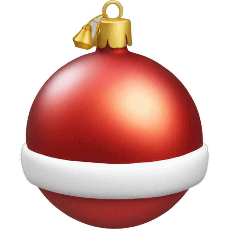 red christmas ornament emoji