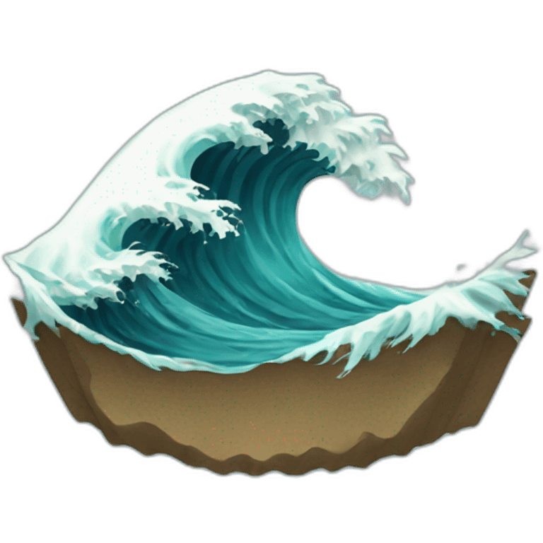 tsunami emoji