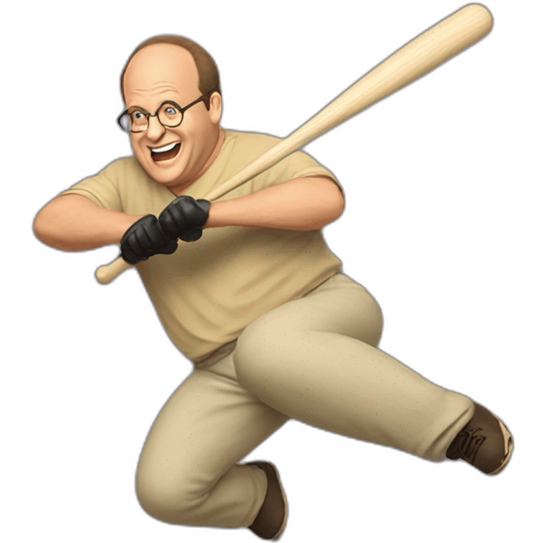 george costanza swinging bat emoji